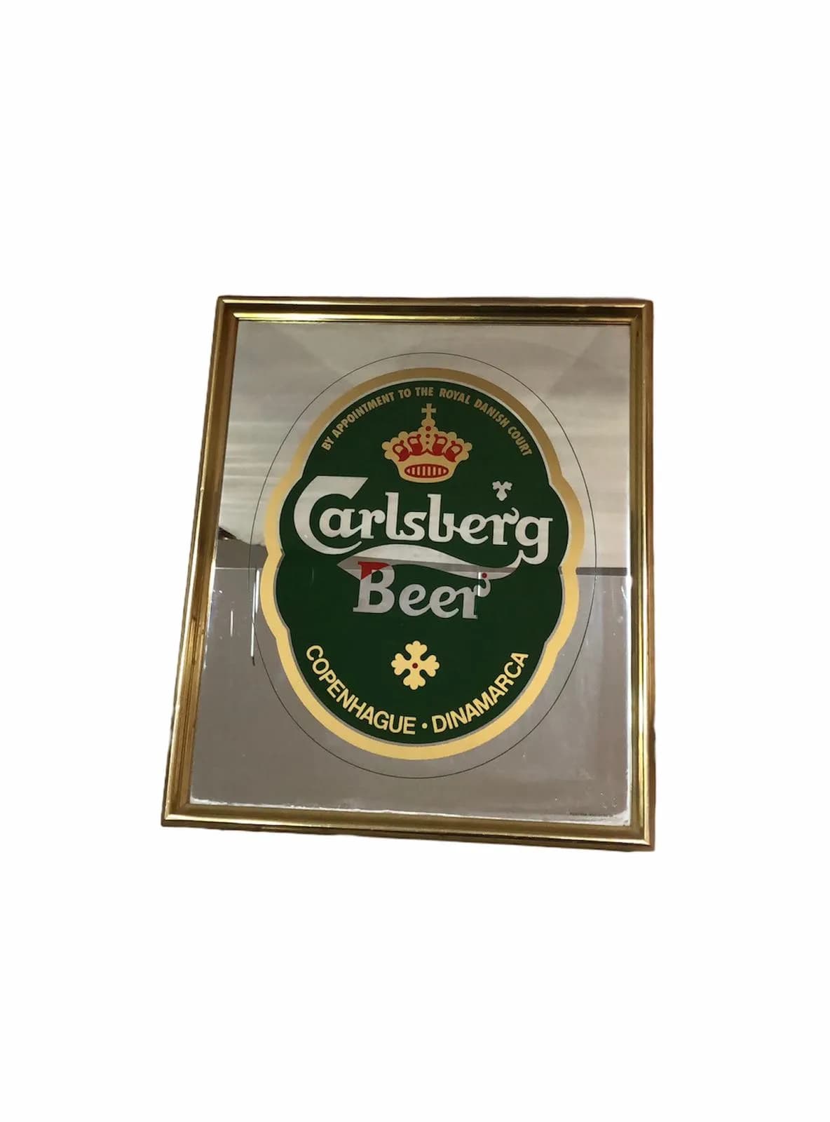 cartel espejo carlsberg