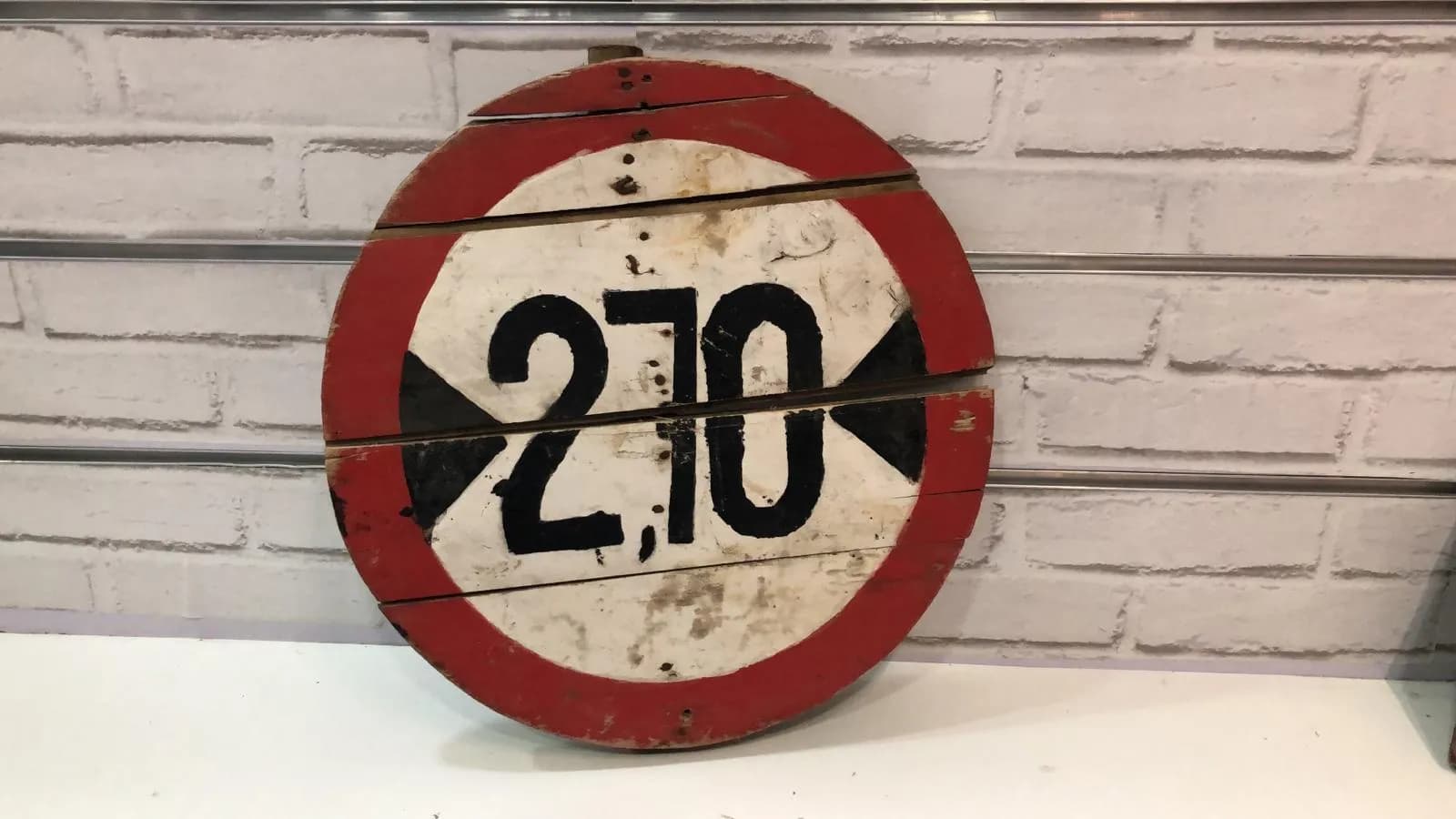 Señal de tráfico 1956