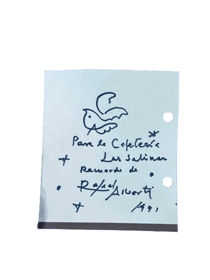 Obra de Rafael Alberti (1980) Original.