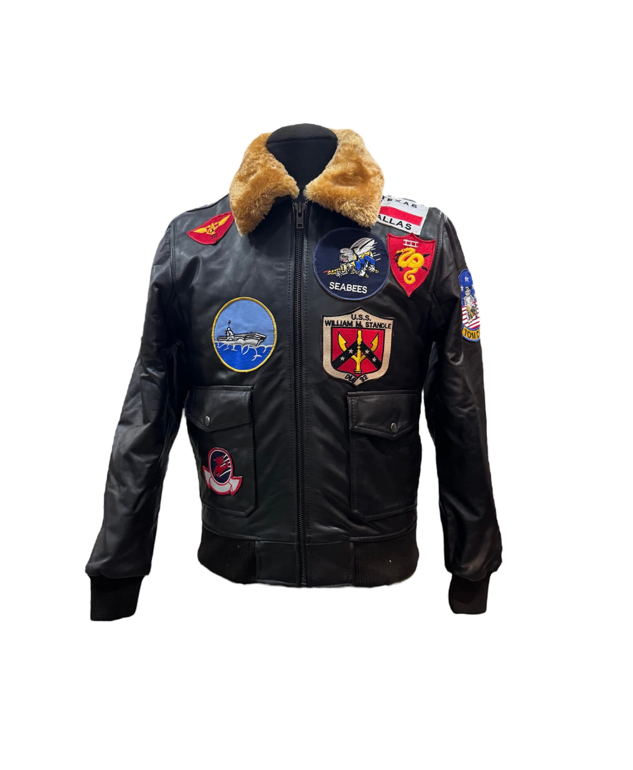 Chaqueta piel aviador Overtime