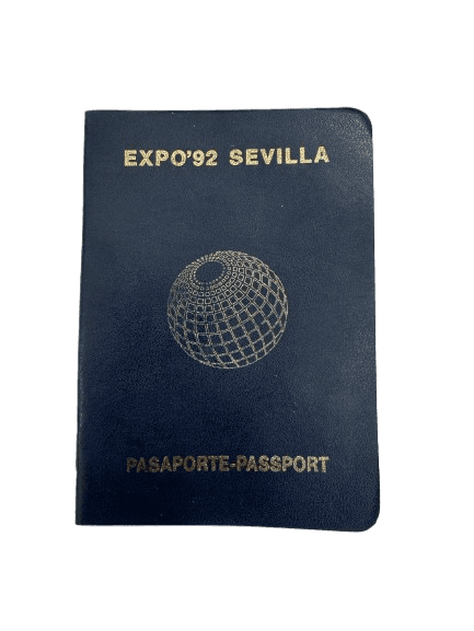 Pasaporte EXPO 92 SEVILLA