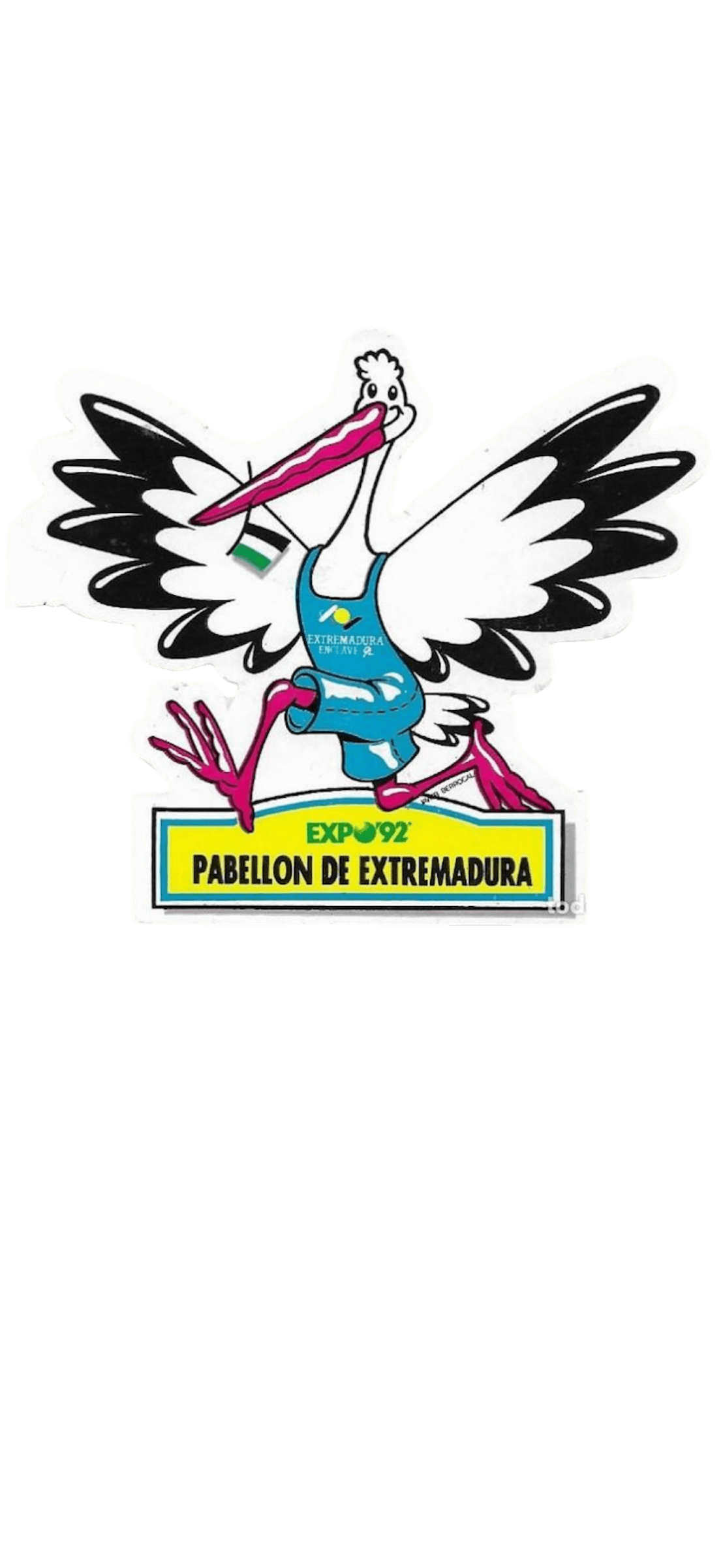 Pegatina comunidad Extremadura Expo 92