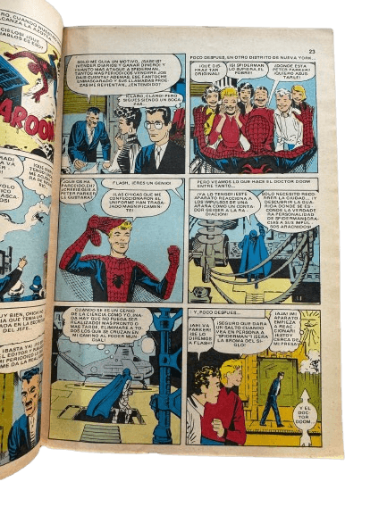 cómic- spiderman- hombre araña- tebeo