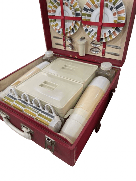 Maleta picnic 1978 original 23 piezas