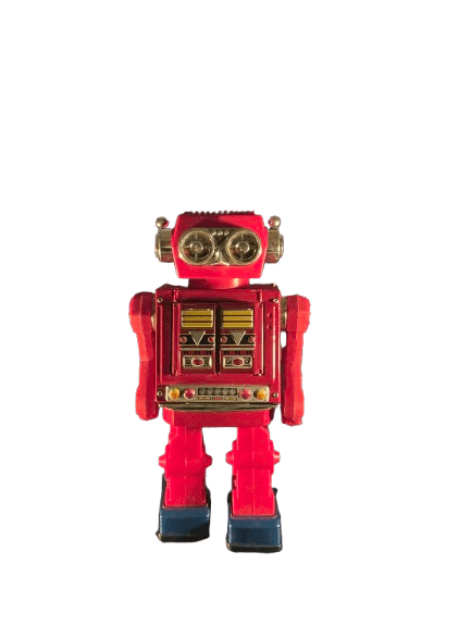 Robot Super Astronaut vintage Rotate O Matic