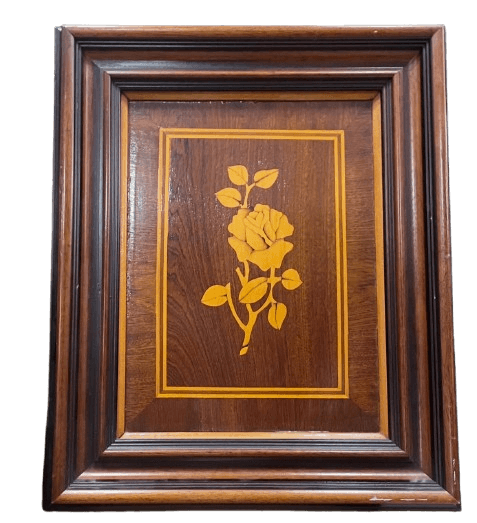 Cuadro de Madera con Rosa