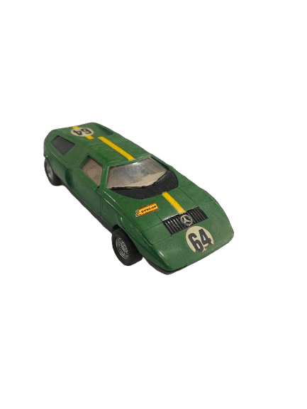 Coche de Carreras de Juguete Verde con Número 64