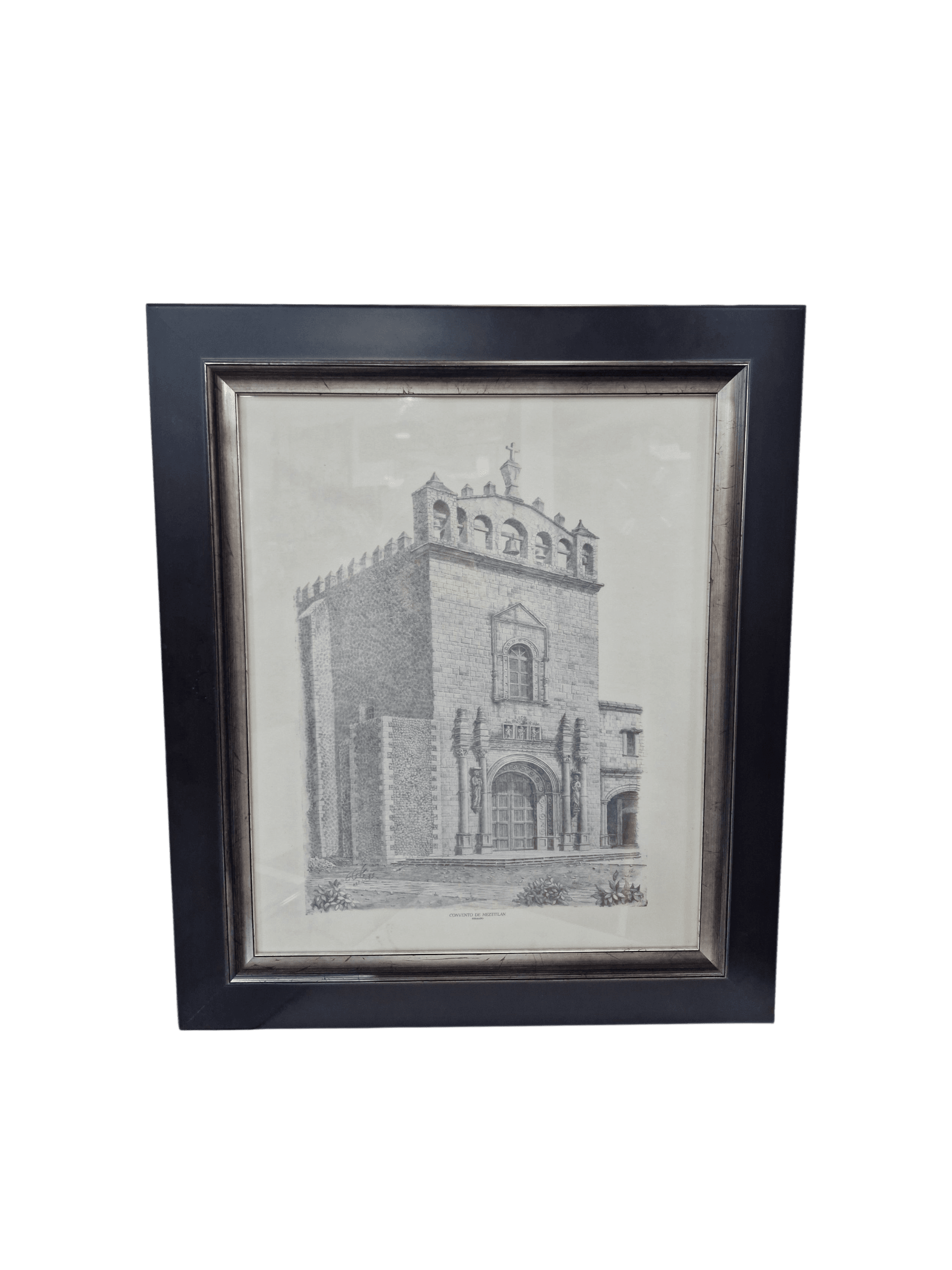 Dibujo enmarcado Misión Soledad