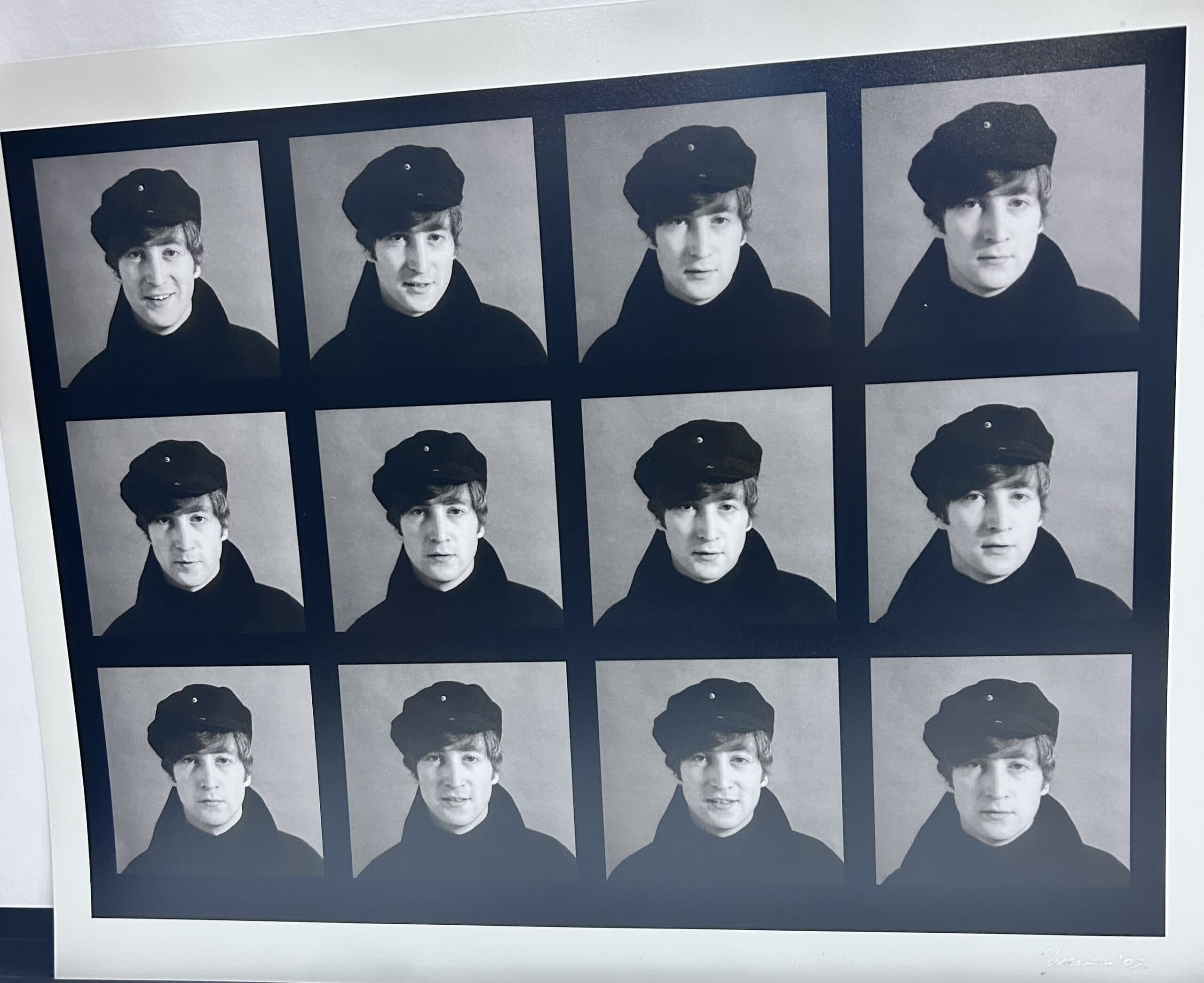 Hojas De Contacto De John Lennon (1963)