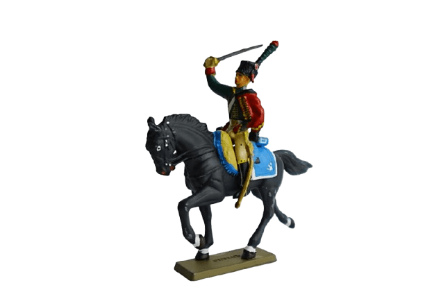 Figura Oficial de Caballería Ligera en Carga