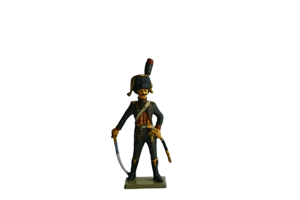 Figura Oficial húsar con pelisse y sable