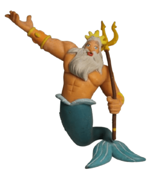 Figura Rey Tritón de Juguete