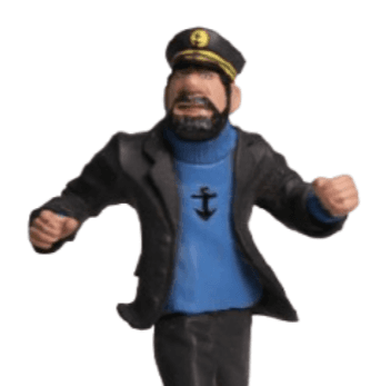 Figura Capitán Haddock de Juguete