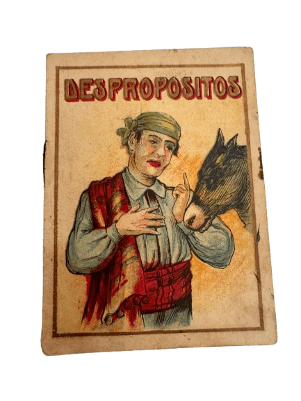 Cromo antiguo de la serie Despropósitos