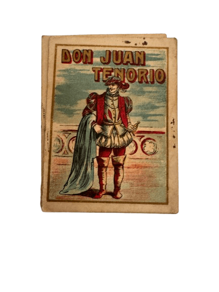Cromo antiguo de la serie Don Juan Tenorio