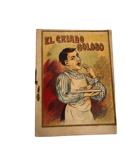 Cromo antiguo de la serie El Criado Goloso
