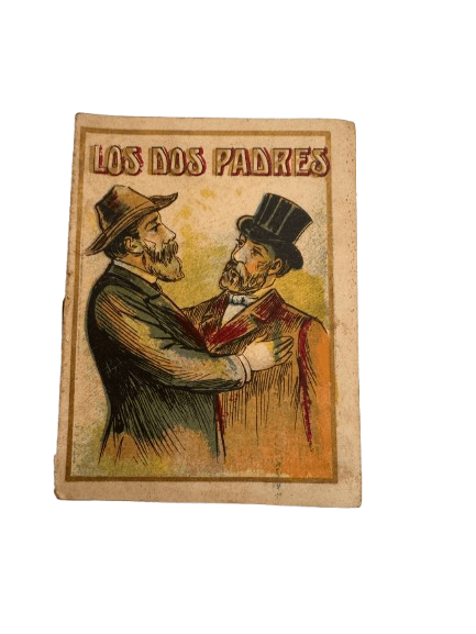 Cromo antiguo de la serie Los Dos Padres
