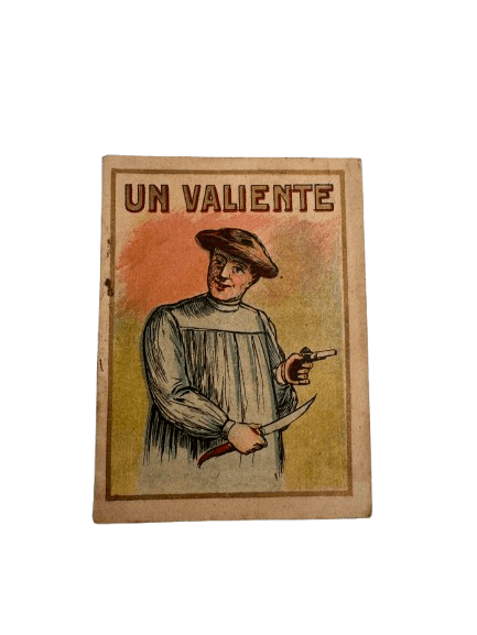 Cromo antiguo de la serie Un Valiente