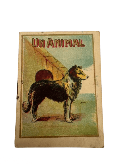 Cromo antiguo de la serie Un Animal