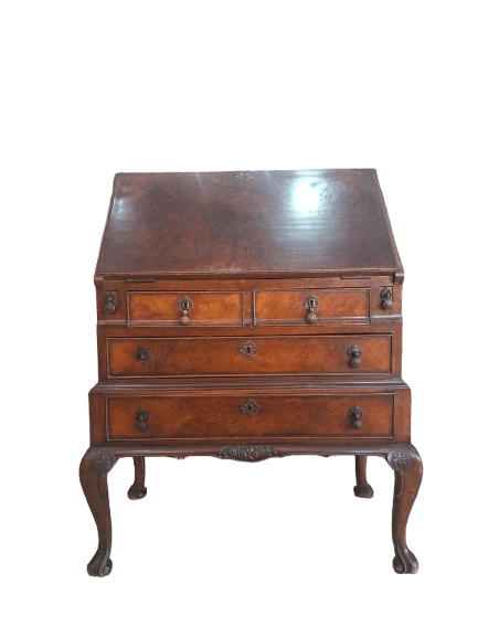 Escritorio Secreter Antiguo Estilo Reina Ana