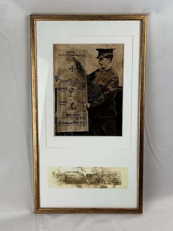 Documento original de la WWI