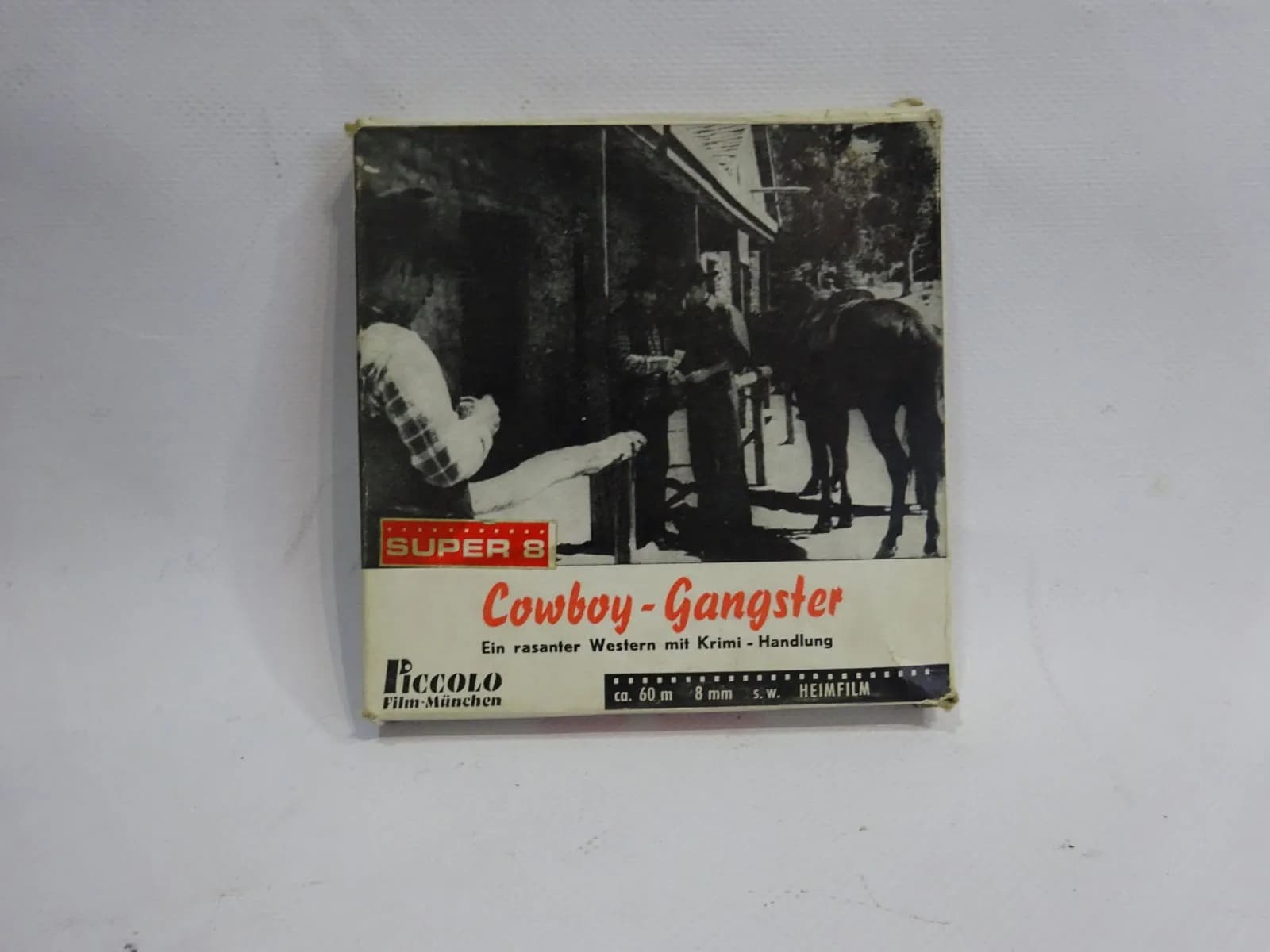 Película original súper 8 Cowboy - Gangster