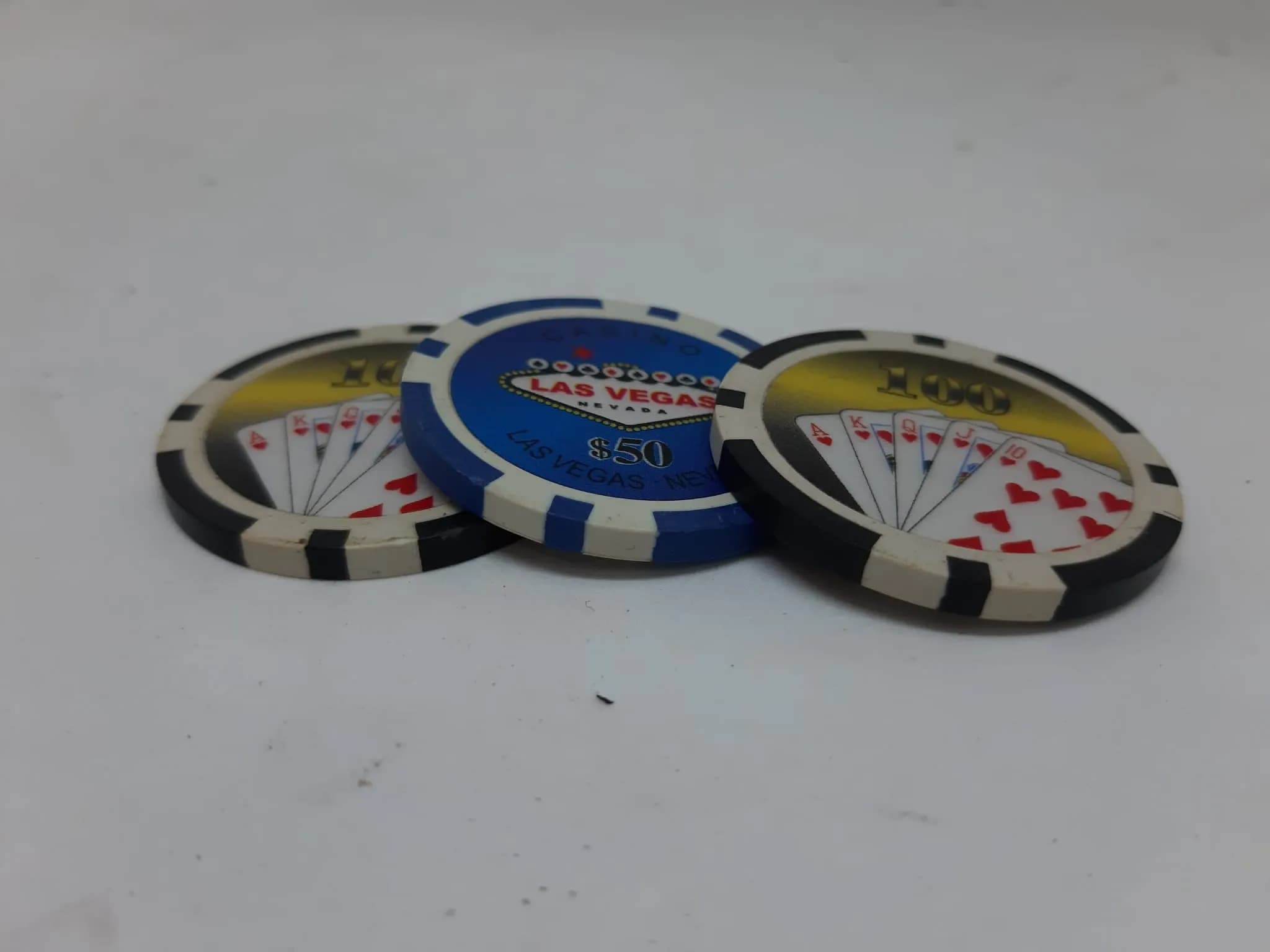 Fichas de poker Las Vegas originales