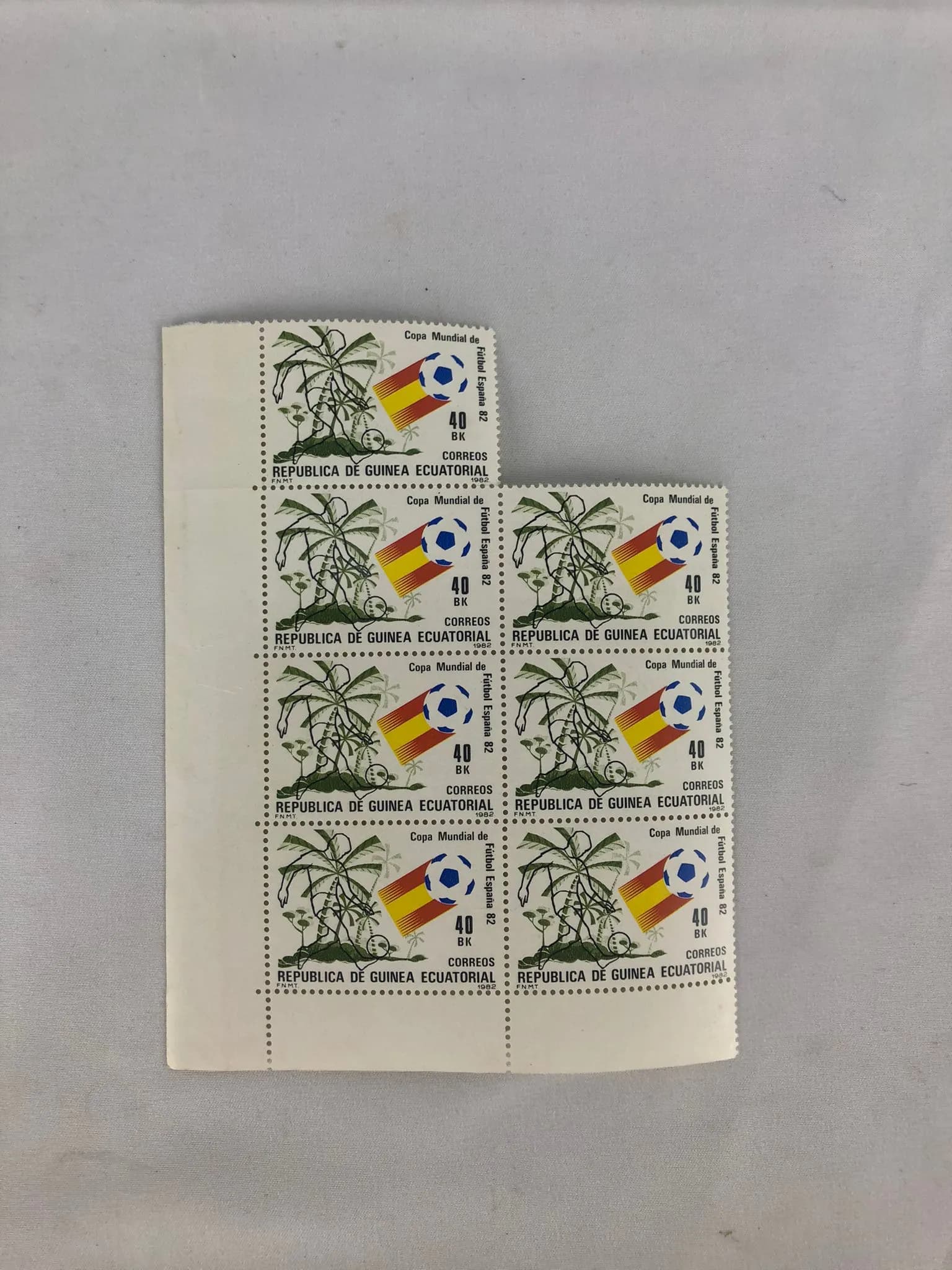 Sellos Mundial 1982 Guinea Ecuatorial