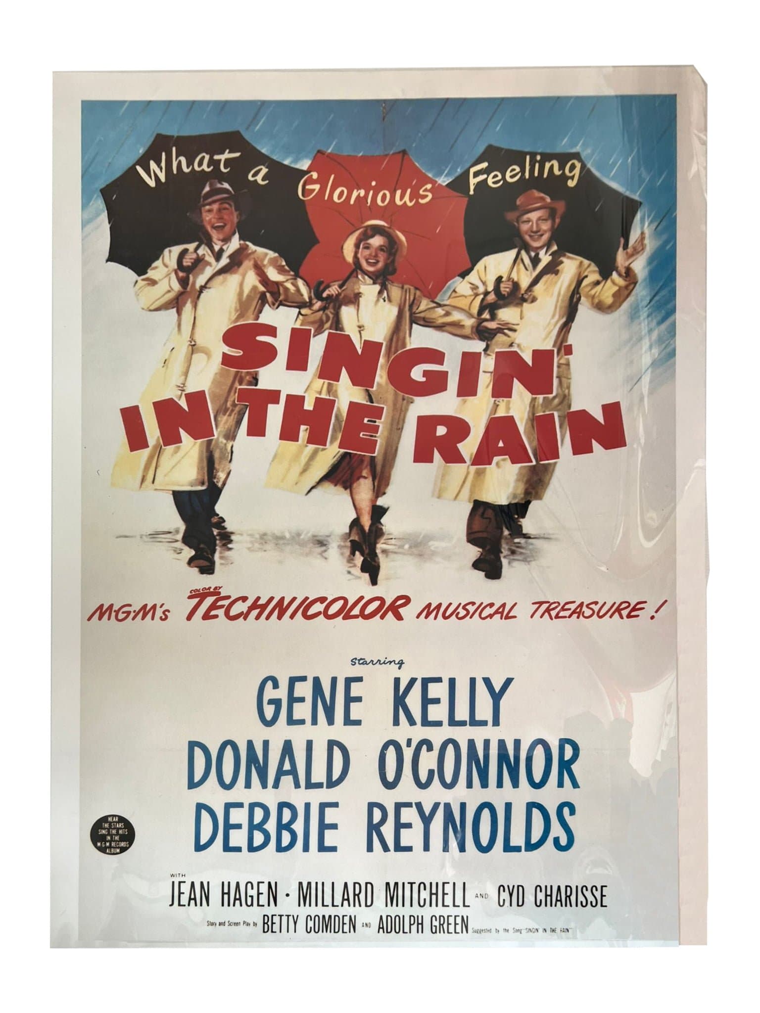 Cartel de película Singin´in the rain original