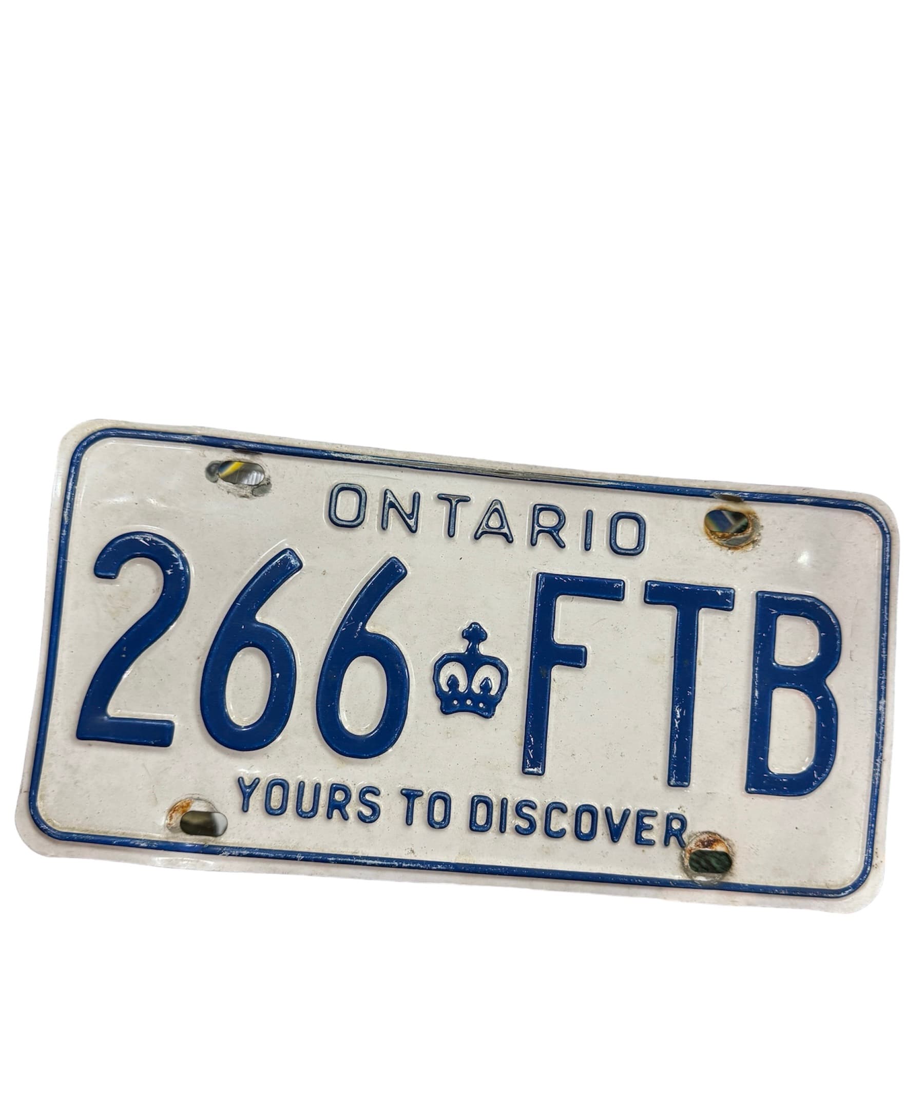 Matrícula de Ontario chapa original 1979 Canadá