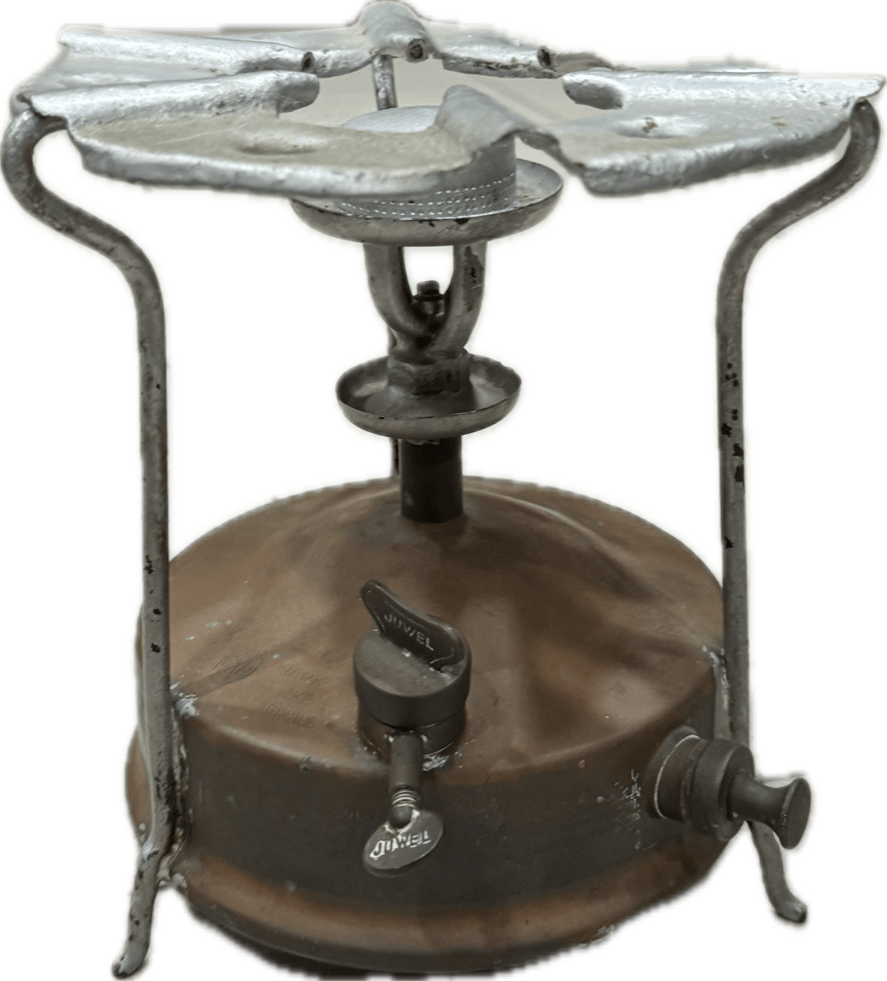 ESTUFA VINTAGE DE LATÓN A PRESIÓN JUWEL BARTHEL 1920