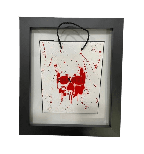 Toxic pintura sobre Bolsa Chanel original