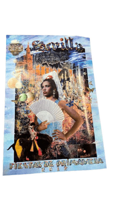 Cartel de fiestas de primavera de Sevilla 2012