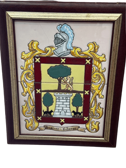 Escudo de armas de Ramírez y Gutiérrez.