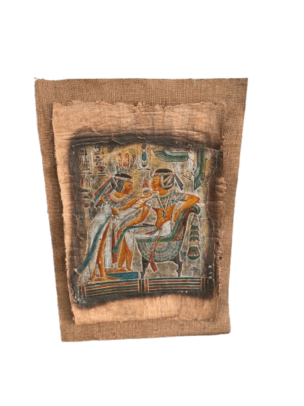 Papiro egipcio de Akenatón y Nefertiti