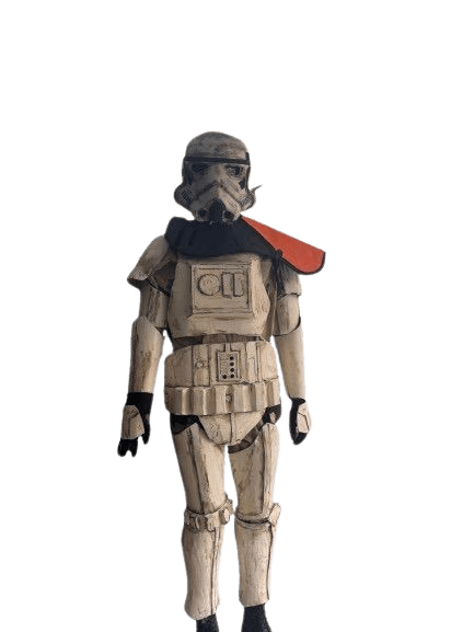 Armadura Star Tooper Stard Ward Carton pintada.