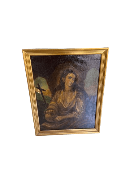 Antiguo cuadro al oleo