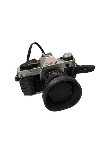 Canon AE-1 con lente 50mm