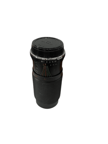 Lente de cámara vintage con enfoque manual