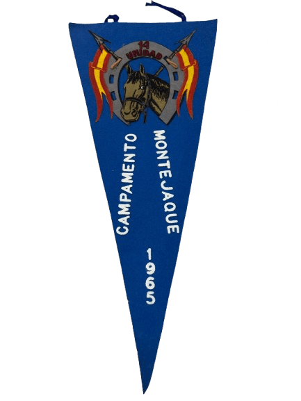 Campamento Montejaque 1965 – Bandera de la 14ª Unidad