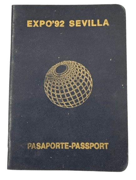 Pasaporte Conmemorativo Expo '92 Sevilla