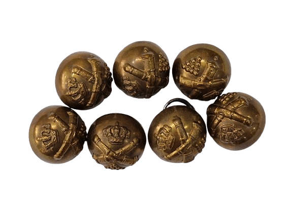 Botones de uniforme de artillería francesa