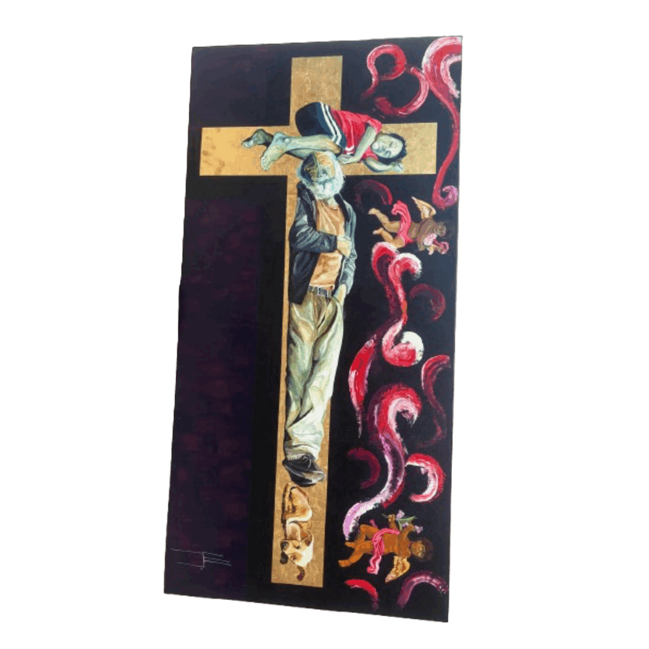 Oleo sobre lienso protection