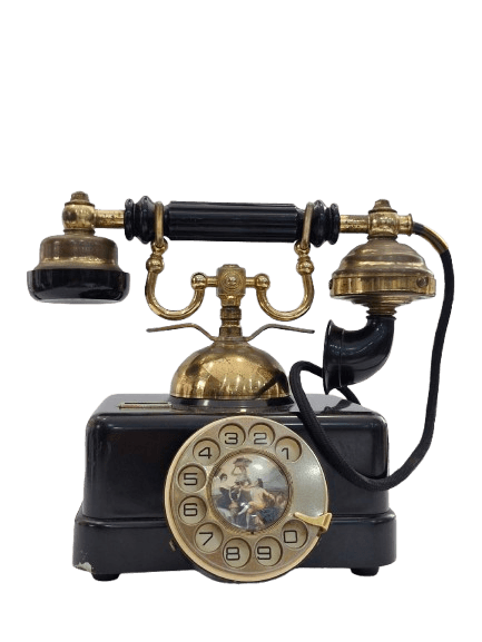 teléfono de mesa vintage