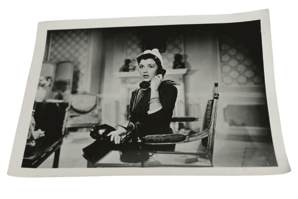 Tarjeta Promocional de Prensa de Anne Baxter