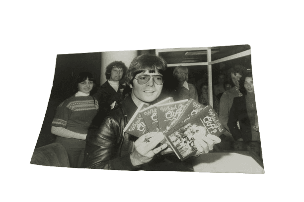 Tarjeta Promocional de Prensa de Cliff Richard