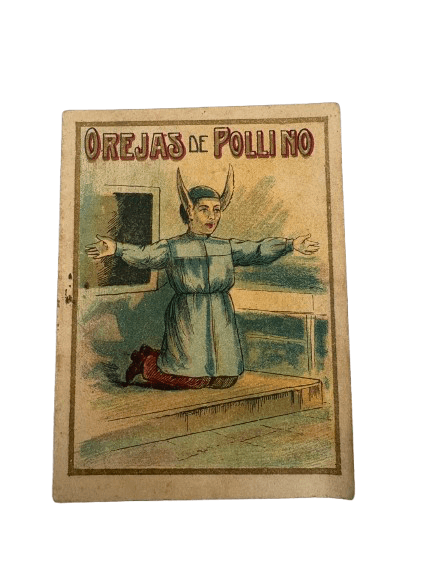 Cromo Antiguo de la serie Orejas de Pollino