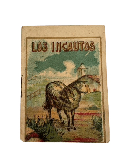 Cromo antiguo de la serie Los Incautos