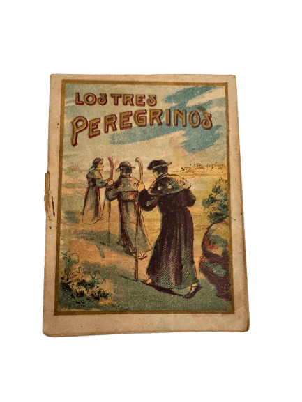 Cromo antiguo de la serie Los Tres Peregrinos