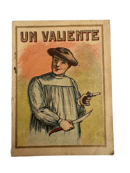 Cromo antiguo de la serie Un Valiente